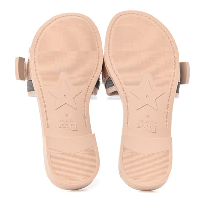 Christian Dior Canvas Nylon Camouflage Dior(e)volution Mule Slide Sandals 36 Nude 6 of 11