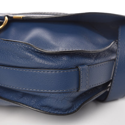 Chloe Calfskin Medium Marcie Round Crossbody Bag Royal Navy 9 of 13