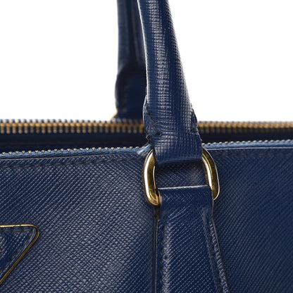 Prada Saffiano Lux Extra Large Galleria Double Zip Tote Bluette 18 of 21