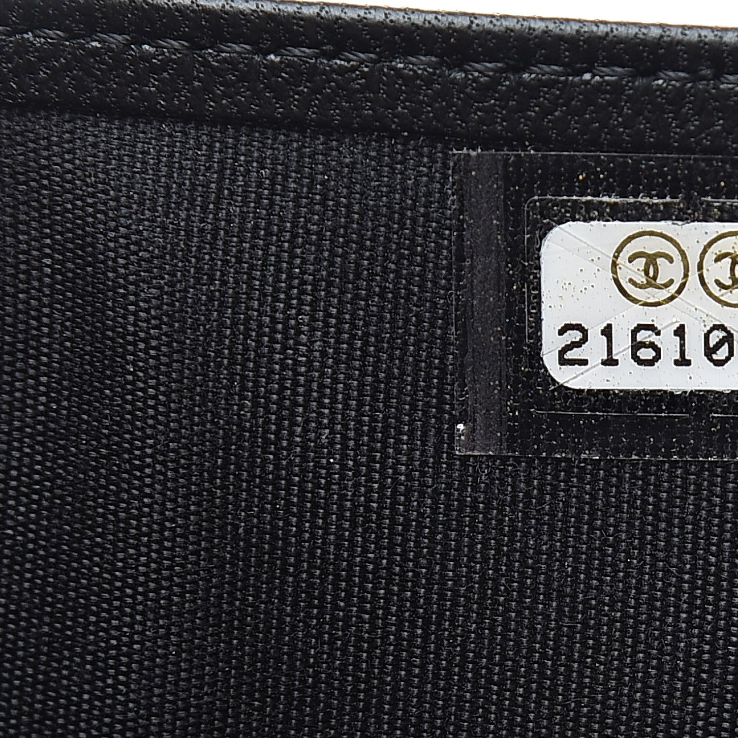 Chanel Lambskin Quilted Compact Boy Wallet Black 8 of 10