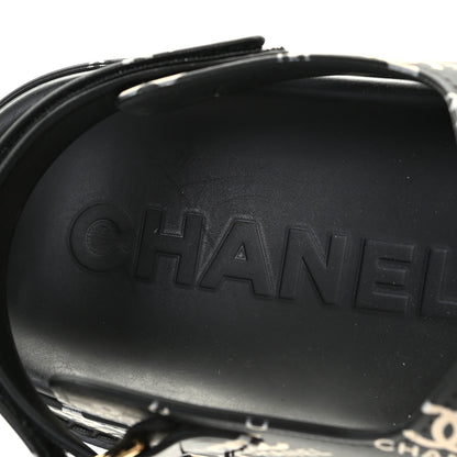 Chanel Rubber CC Dad Sandals 39 Black 6 of 12