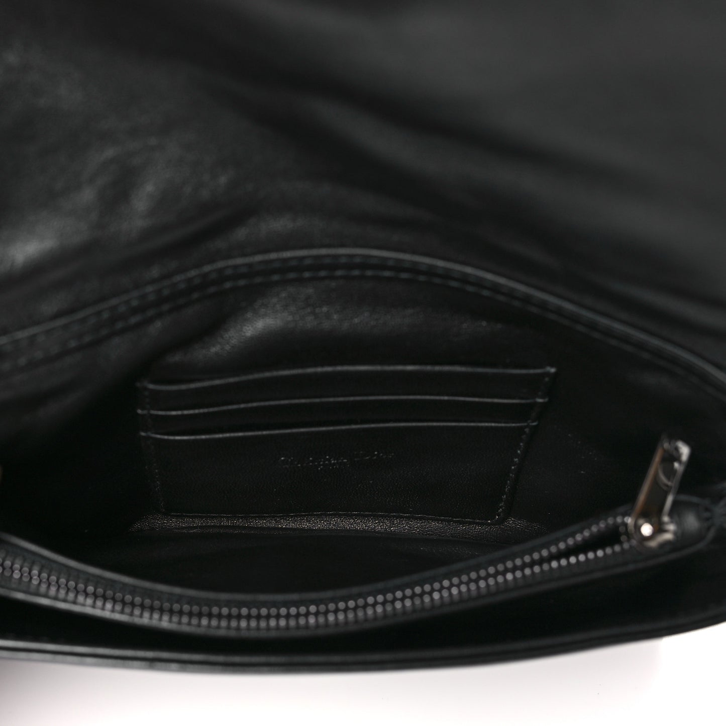 Calfskin Macrocannage Mini Caro Bag Black
