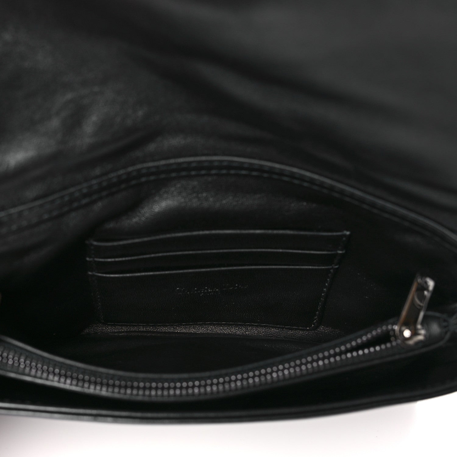 Christian Dior Calfskin Macrocannage Mini Caro Bag Black 5 of 10