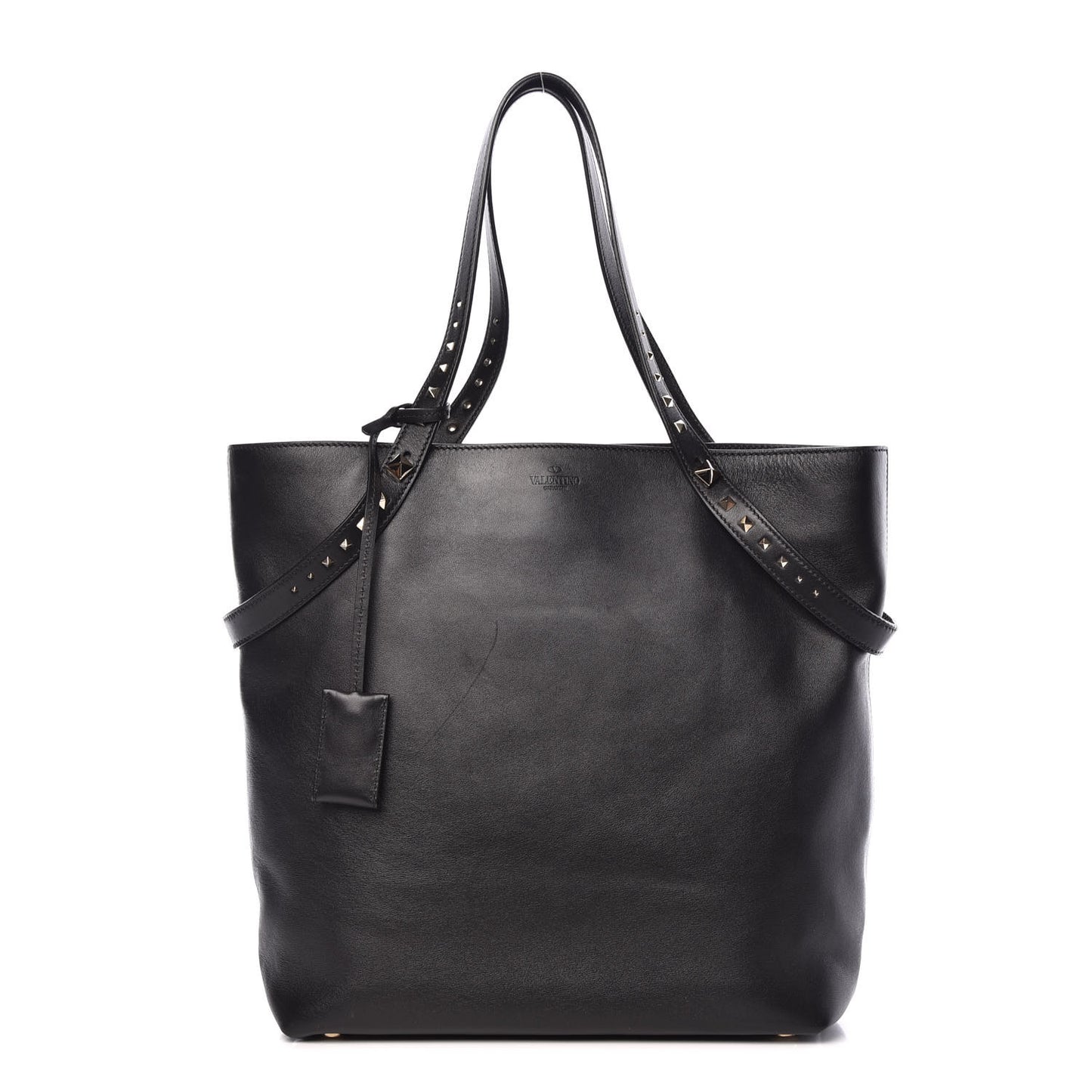 Vitello Lovestud Tote Black