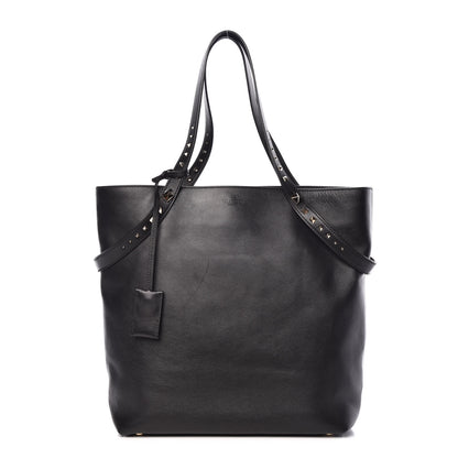 Valentino Garavani Vitello Lovestud Tote Black 1 of 12