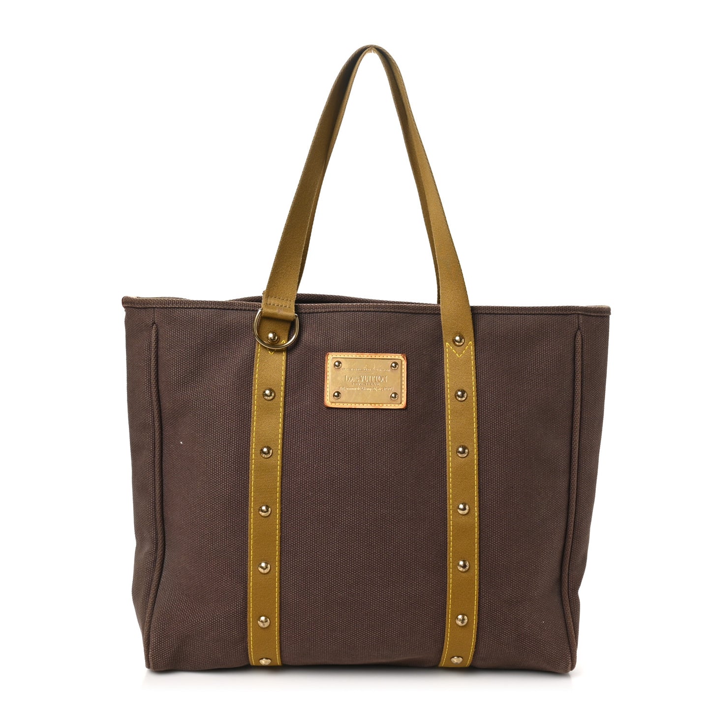 Toile Antigua Cabas GM Brown Kaki