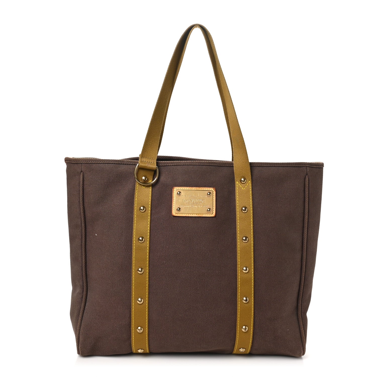 Louis Vuitton Toile Antigua Cabas GM Brown Kaki 1 of 9