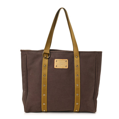 Louis Vuitton Toile Antigua Cabas GM Brown Kaki 1 of 9