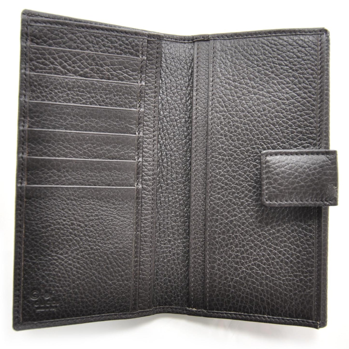 Monogram Nylon Leather Continental Wallet Brown