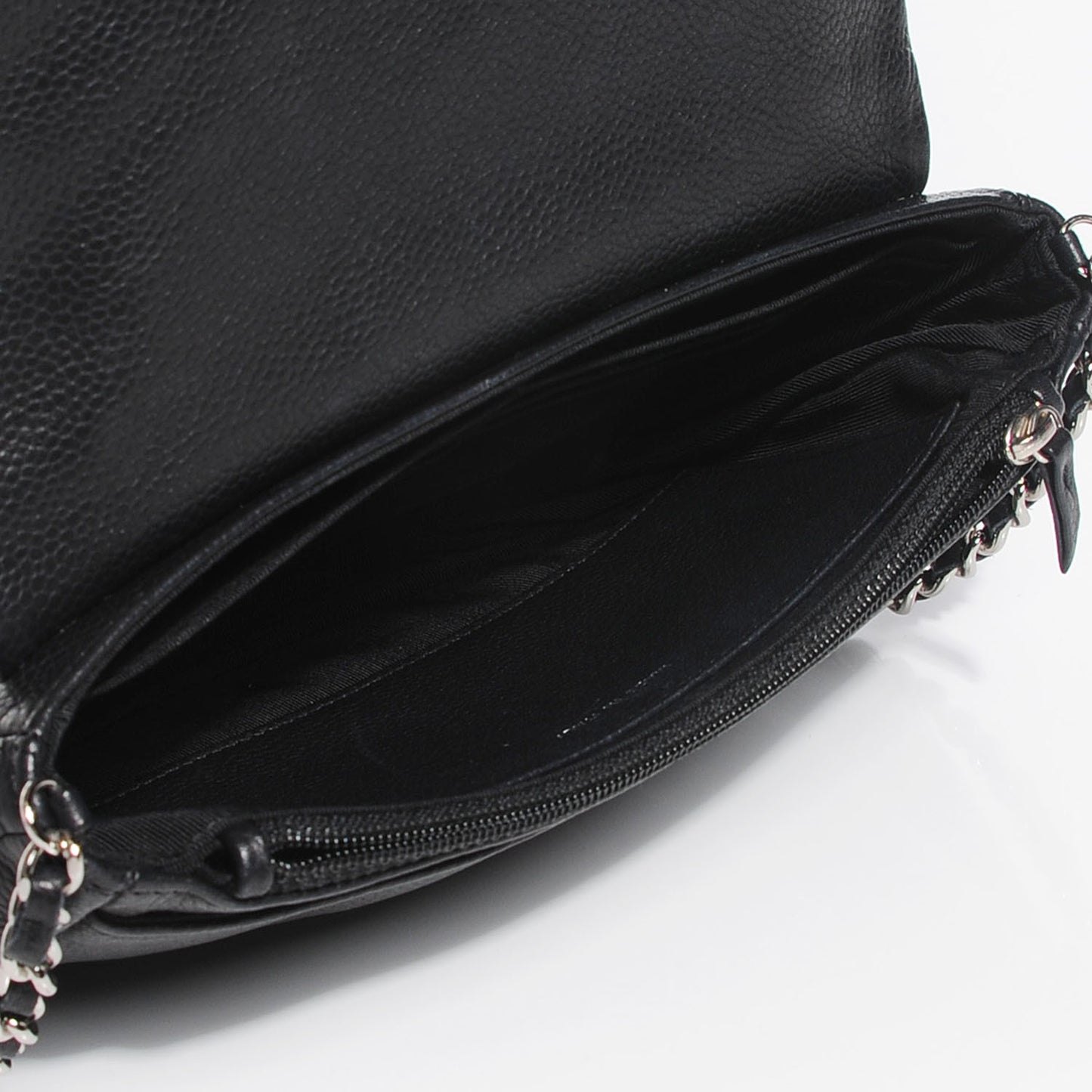 Caviar Half Moon Wallet On Chain WOC Black