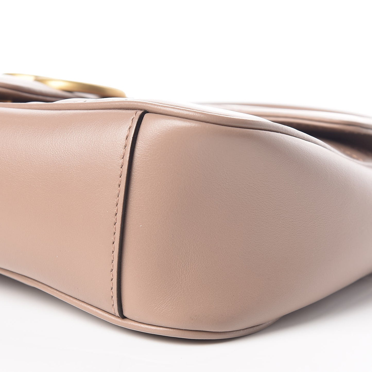 Calfskin Matelasse Small GG Marmont Shoulder Bag Porcelain Rose