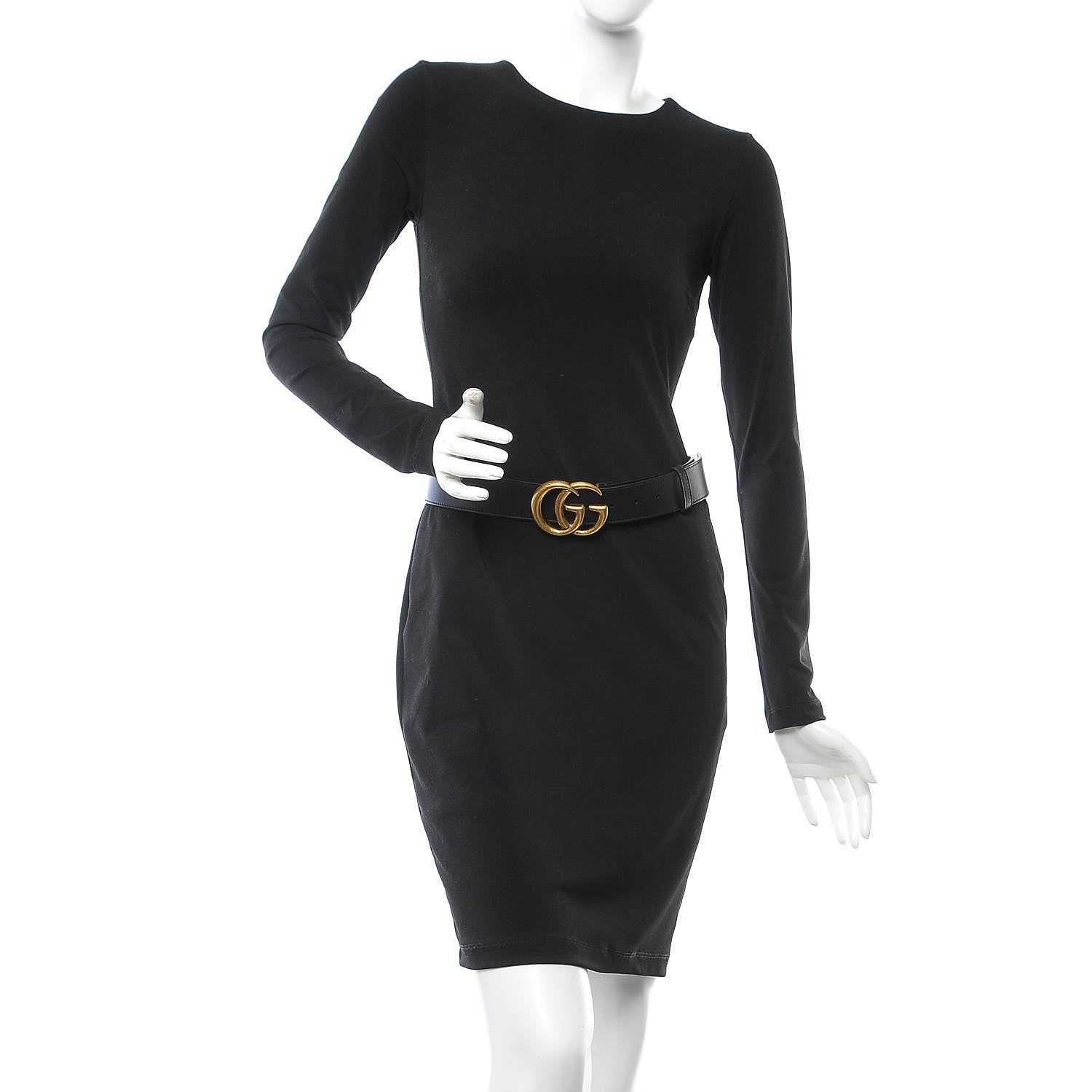 Gucci Calfskin Double G 40mm Belt 80 32 Black 2 of 7