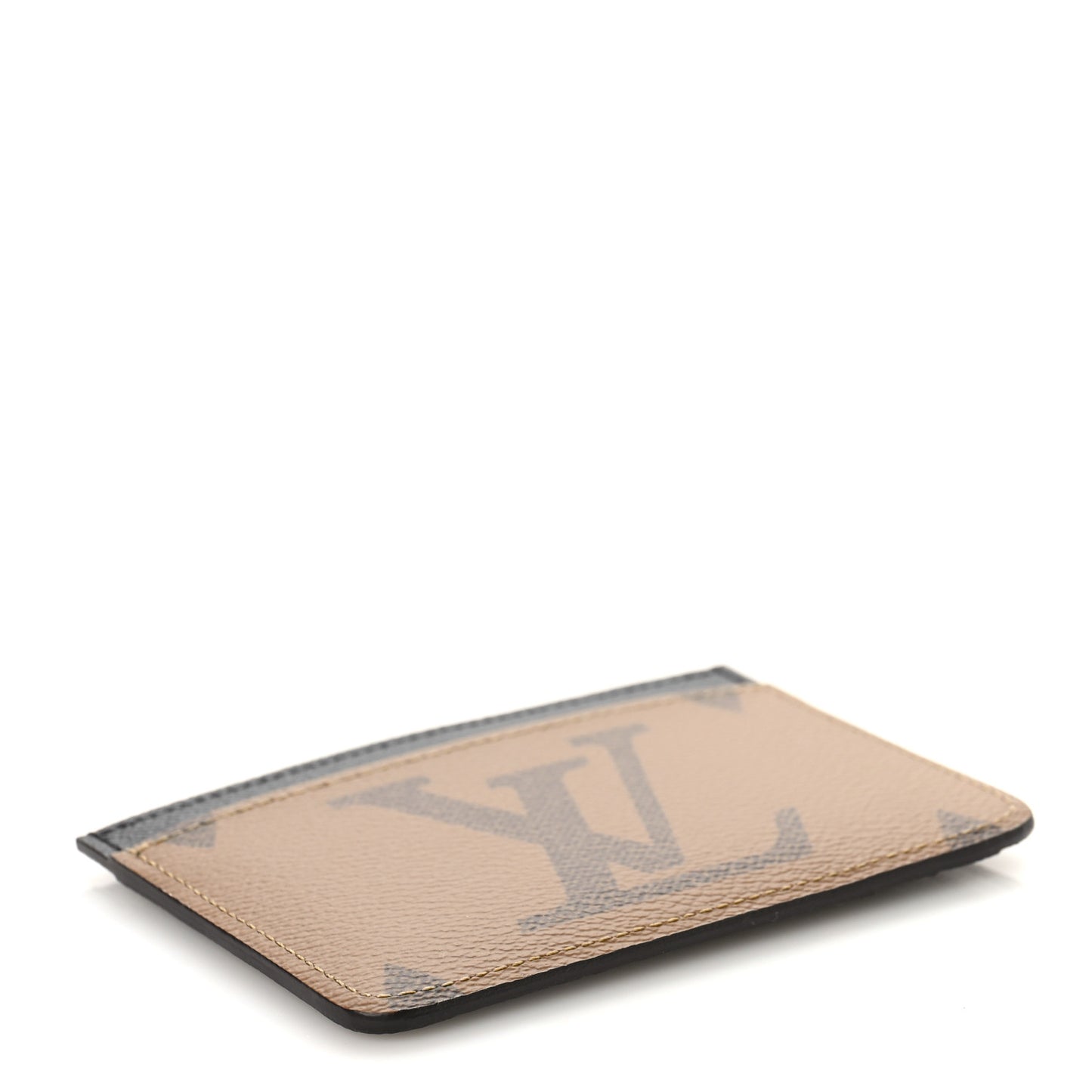Reverse Monogram Side Up Card Holder