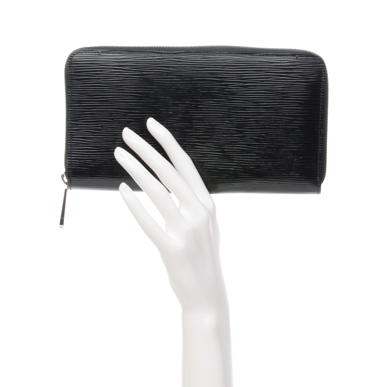Louis Vuitton Epi Electric Zippy Organizer Wallet Black 2 of 8