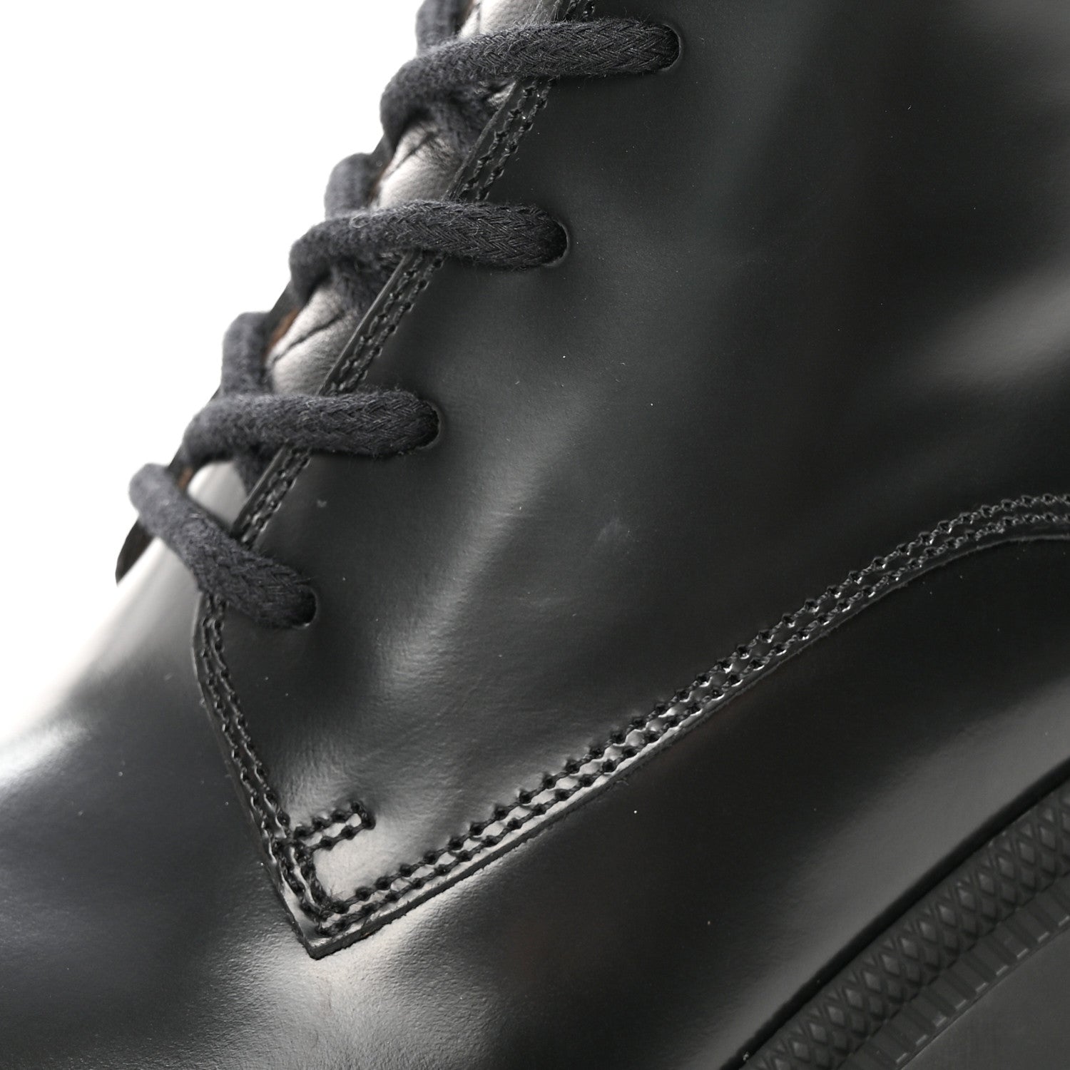 Gucci Magnum Calfskin Nappa Quilted Lace Up Ankle Boots 38.5 Black 11 of 15