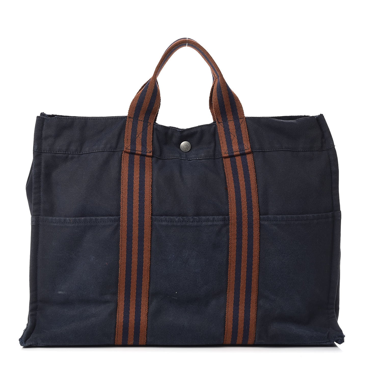 Canvas Fourre Tout MM Navy Brown