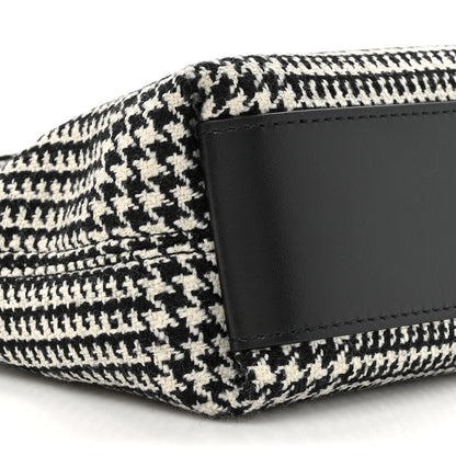 Tom Ford Houndstooth Mini Label Pouch Black White 10 of 10