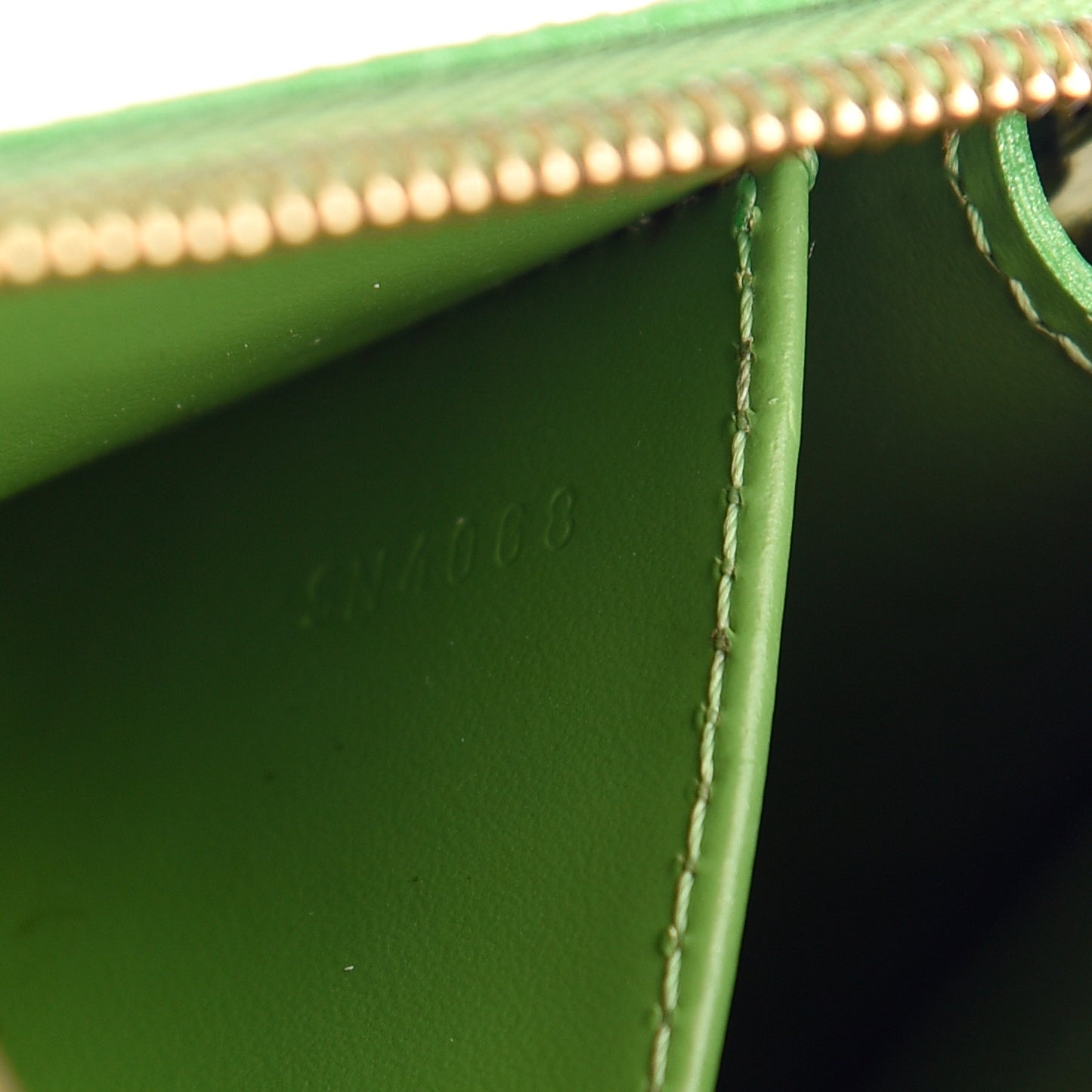 Vernis Trousse Cosmetic Pouch Vert Tonic