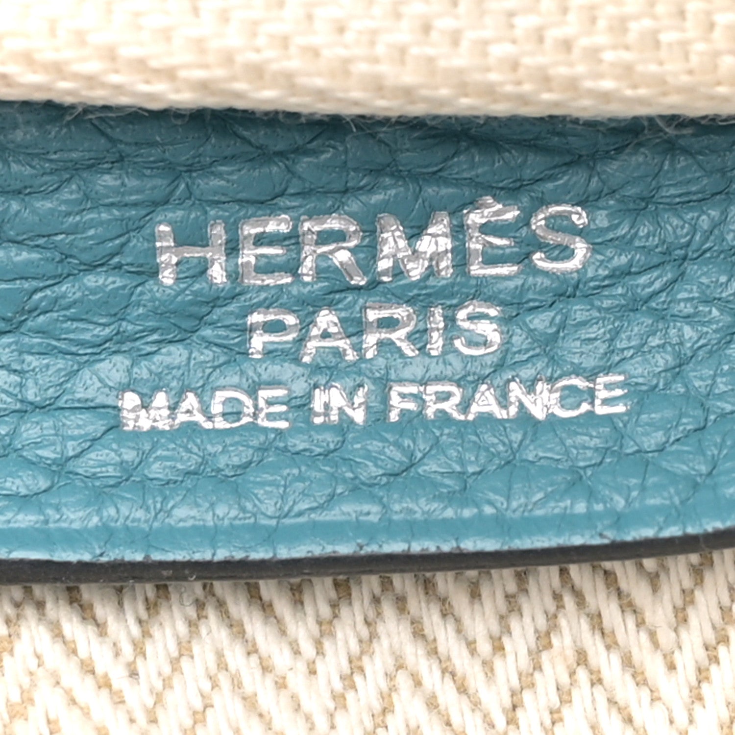 Hermes Taurillon Clemence Victoria II 35 Blue Jean 6 of 14