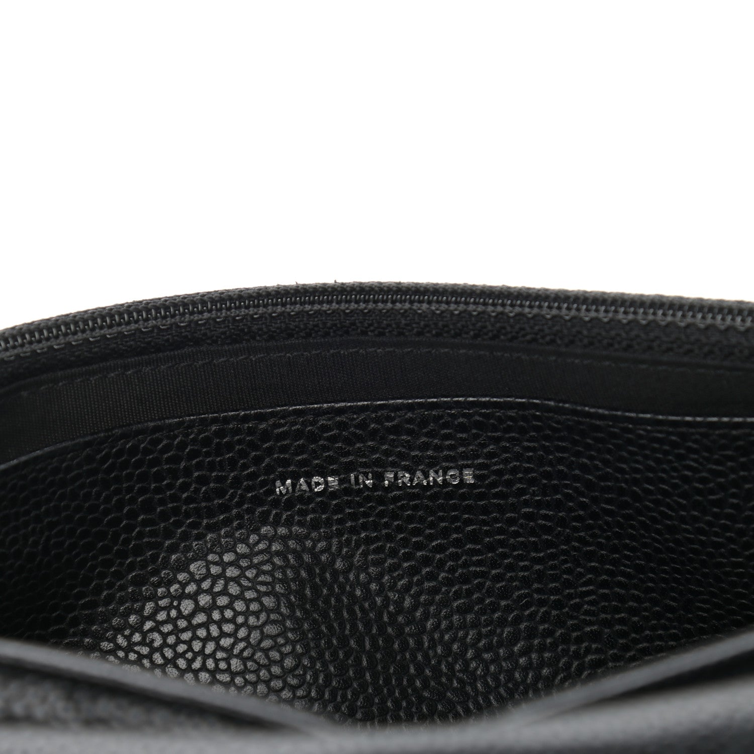 Chanel Caviar Half Moon Wallet On Chain WOC Black 8 of 10
