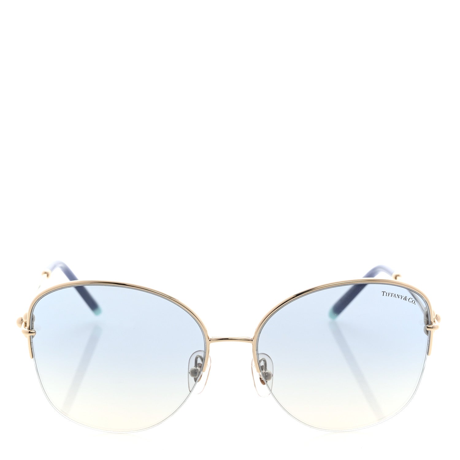 Tiffany TF3082 Round Sunglasses Gold 2 of 8