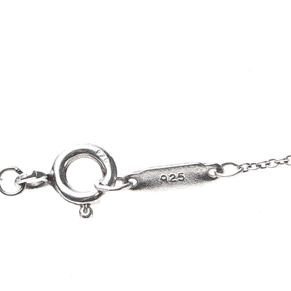 Tiffany Sterling Silver Medium Atlas Open Pendant Necklace 5 of 6