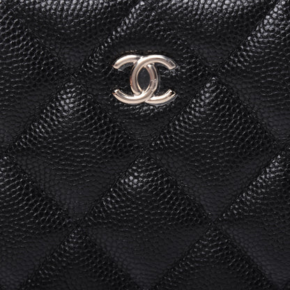Chanel Caviar Quilted Small Pouch Black 10 of 11