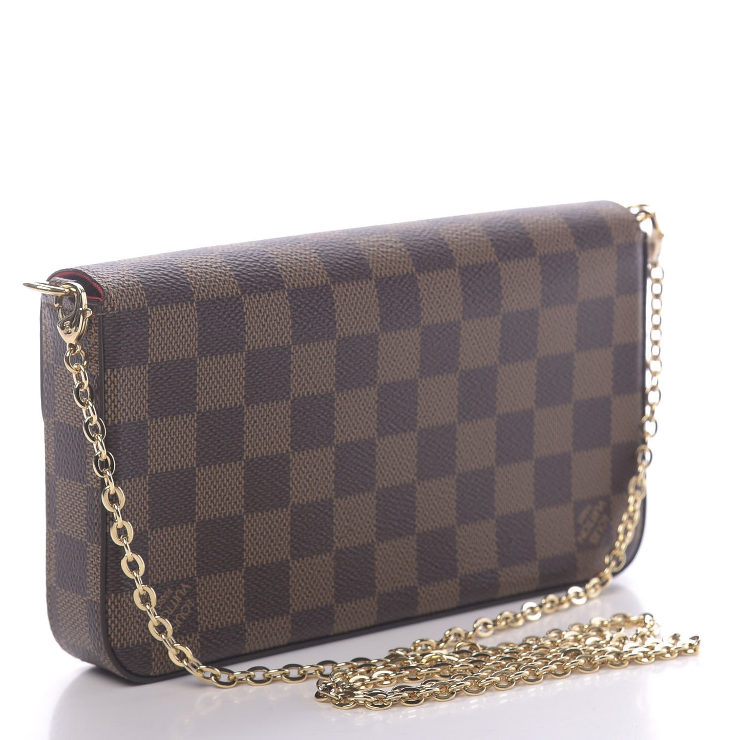 Damier Ebene Pochette Felicie Chain Wallet