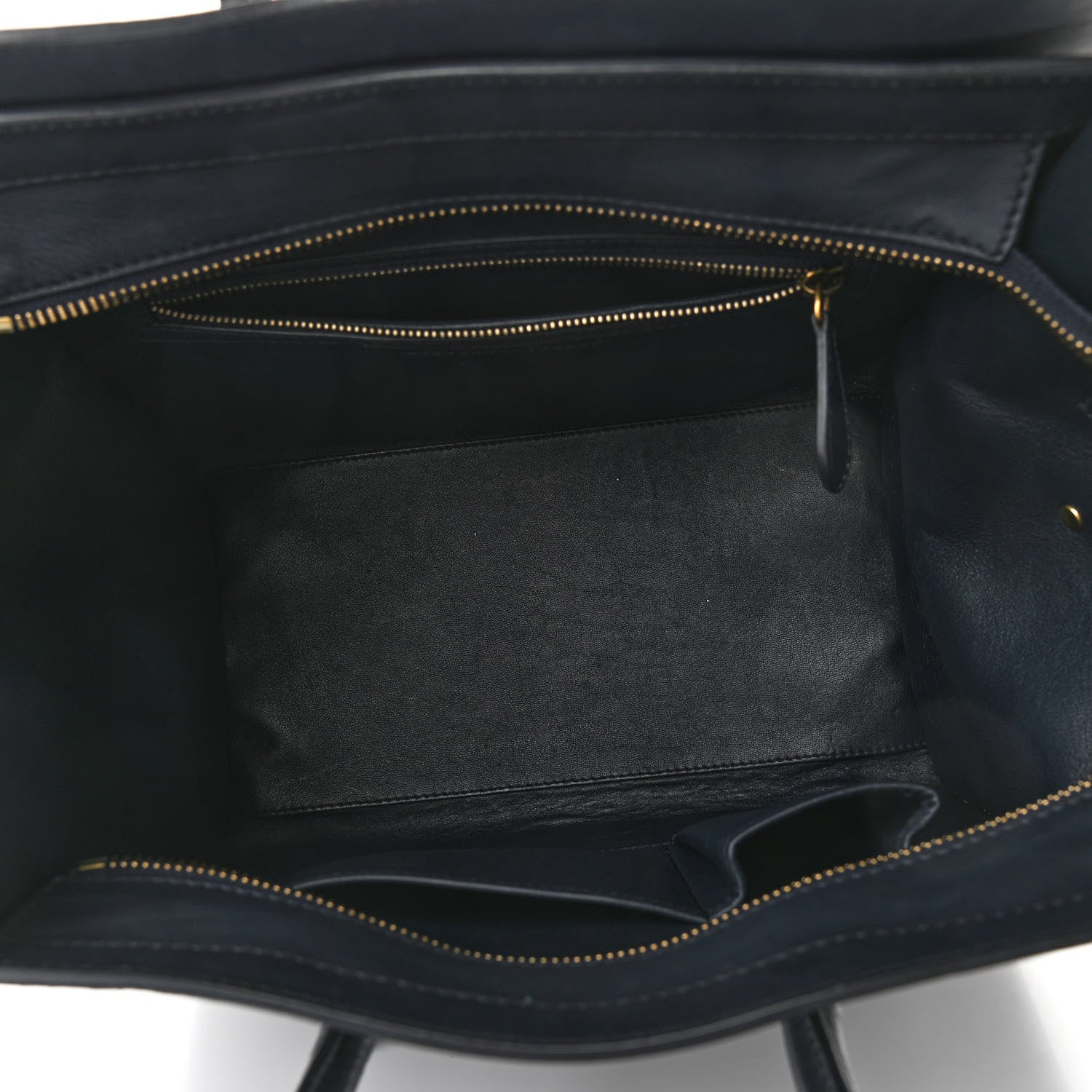 Celine Smooth Calfskin Mini Luggage Navy Blue 4 of 8