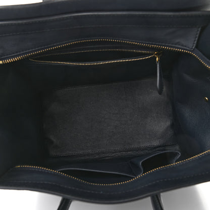 Celine Smooth Calfskin Mini Luggage Navy Blue 4 of 8