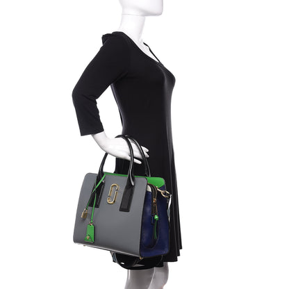 Marc Jacobs Saffiano Big Shot Tote Slate Multicolor 3 of 11