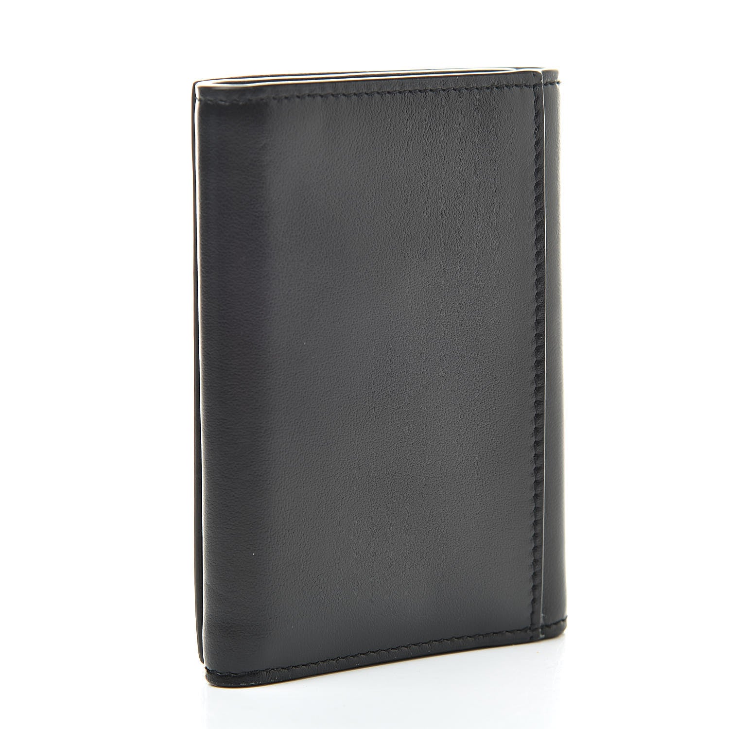 Saint Laurent Smooth Calfskin Compact Wallet Black 3 of 10