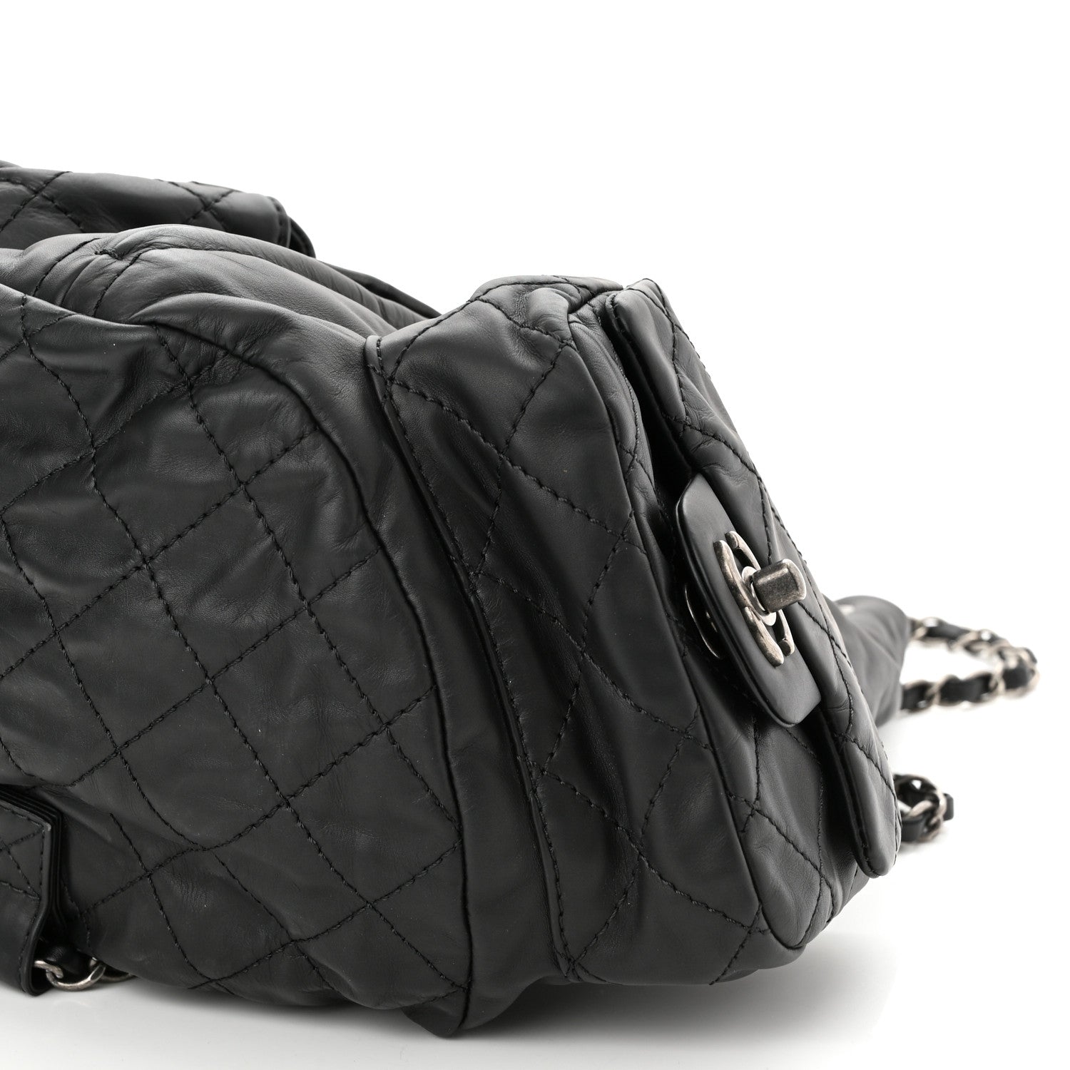 Chanel Calfskin Large Backpack Is Back Black 10 of 10