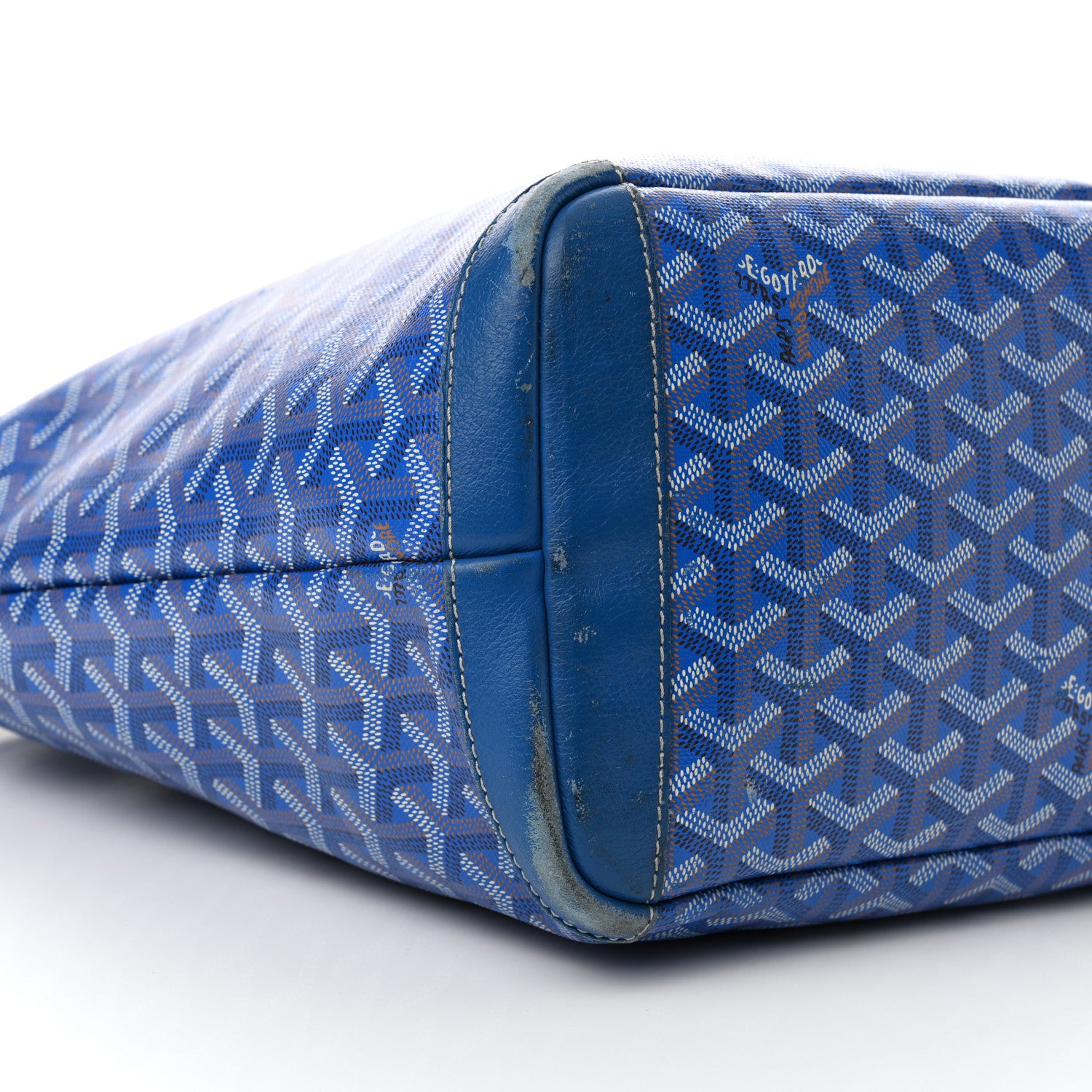 Goyard Goyardine Artois MM Blue 9 of 15