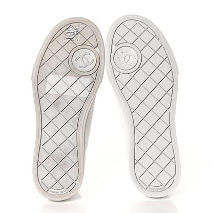 Chanel Fabric Low Top Sneakers 36 White 5 of 11