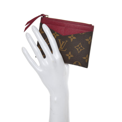 Louis Vuitton Monogram Zipped Card Holder Fuchsia 2 of 10