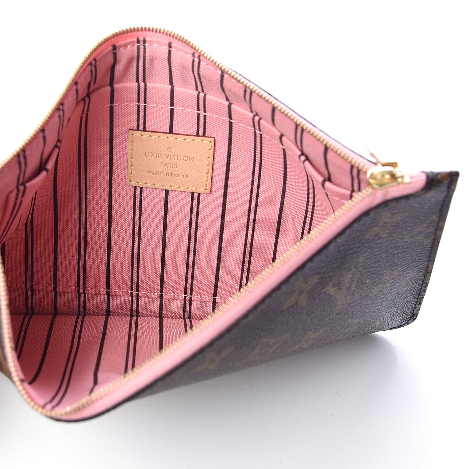 Louis Vuitton Monogram Neverfull MM GM Pochette Rose Ballerine 5 of 6