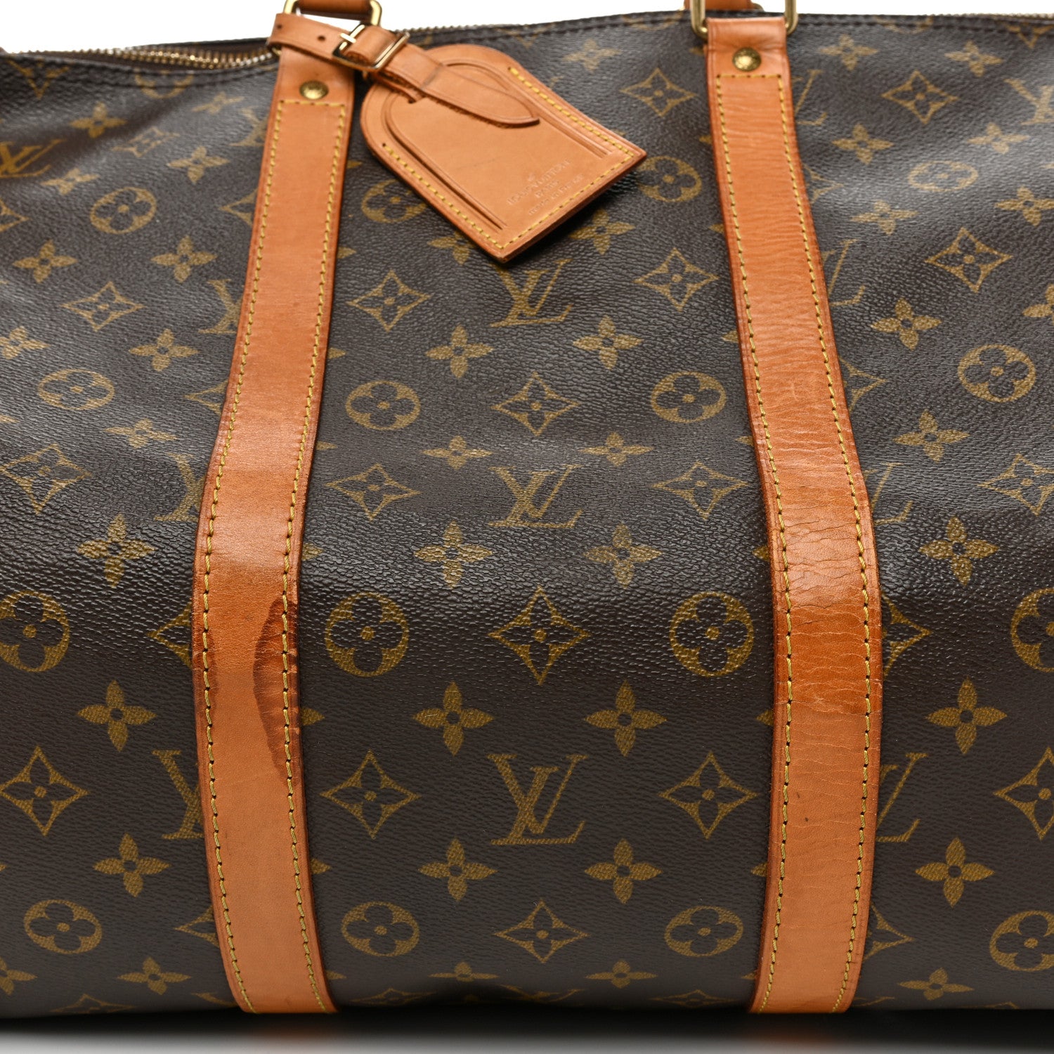 Louis Vuitton Monogram Keepall Bandouliere 55 10 of 21