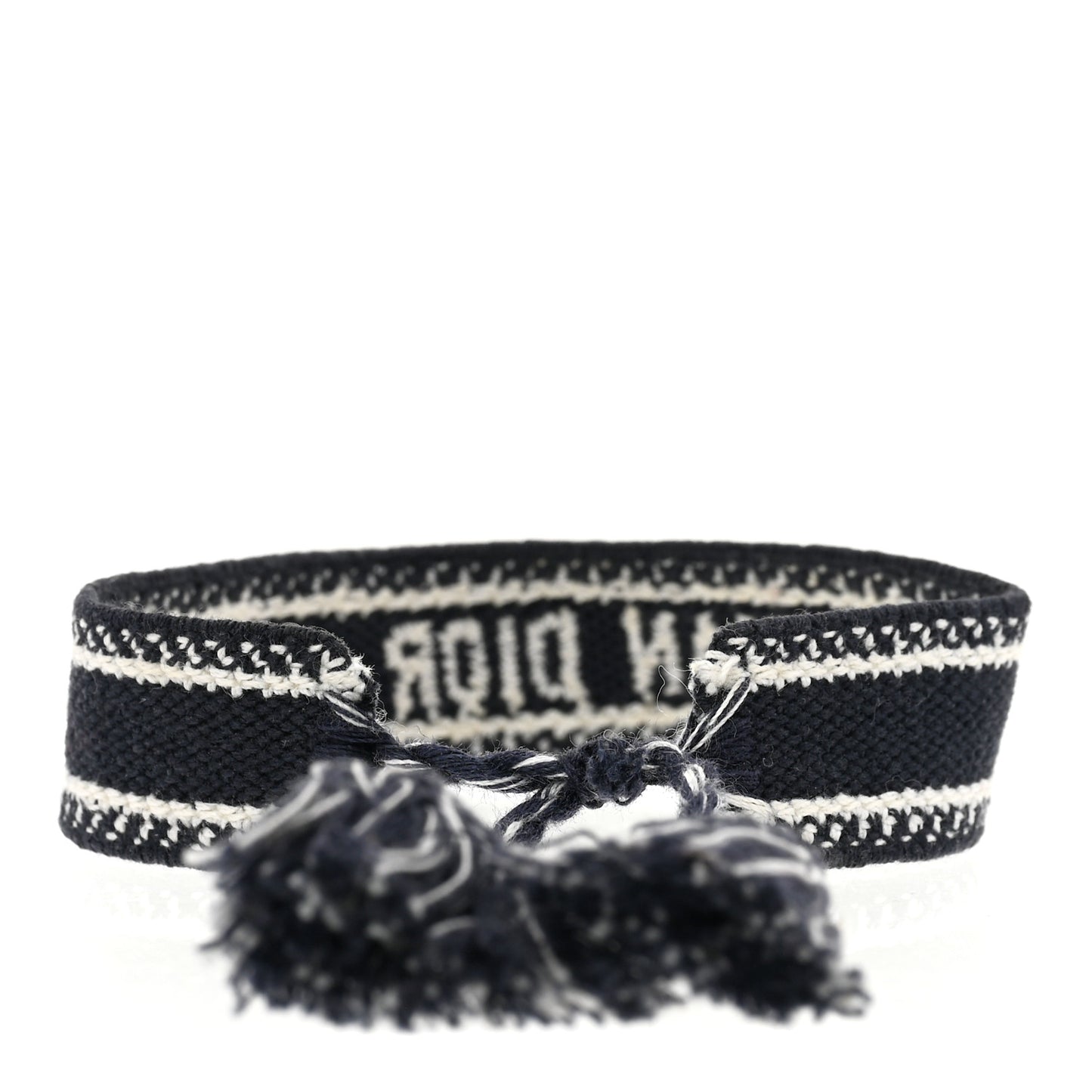 Woven Cotton J'Adior Friendship Bracelet Navy