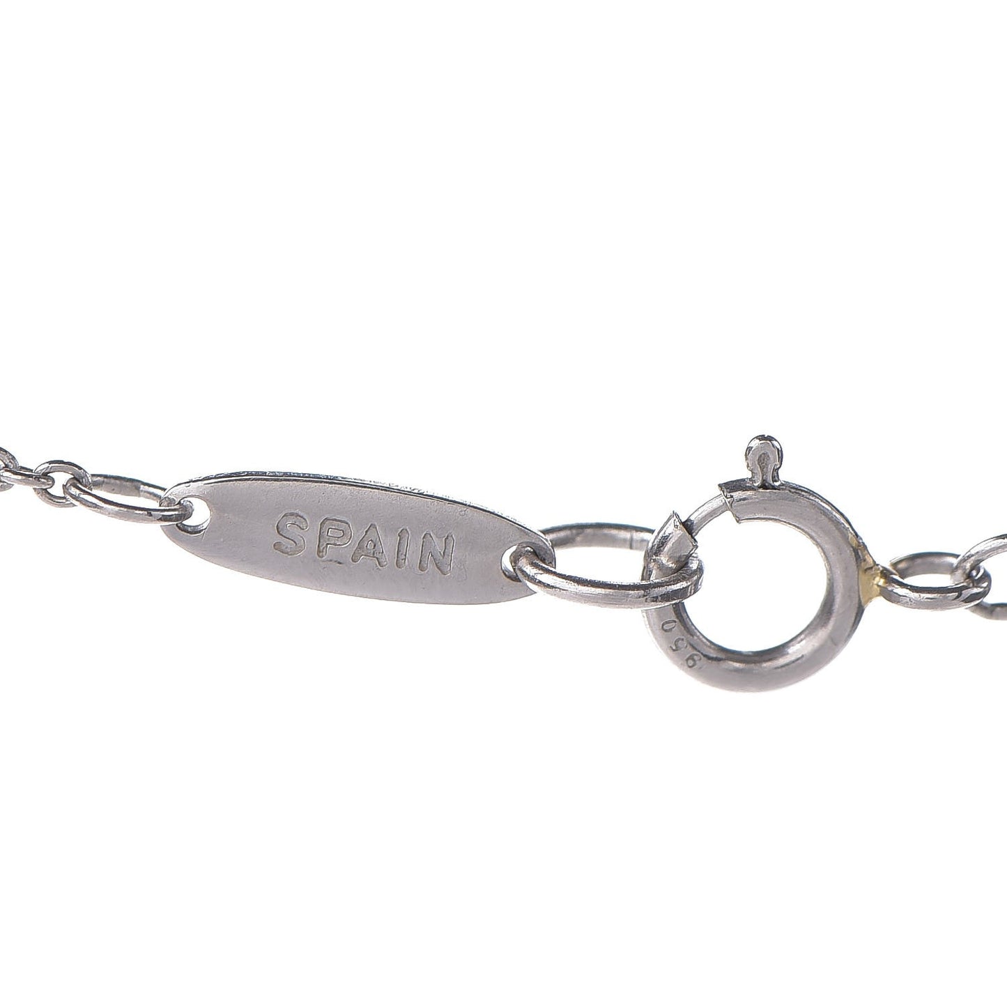 Platinum Elsa Peretti Open Heart Pendant Necklace