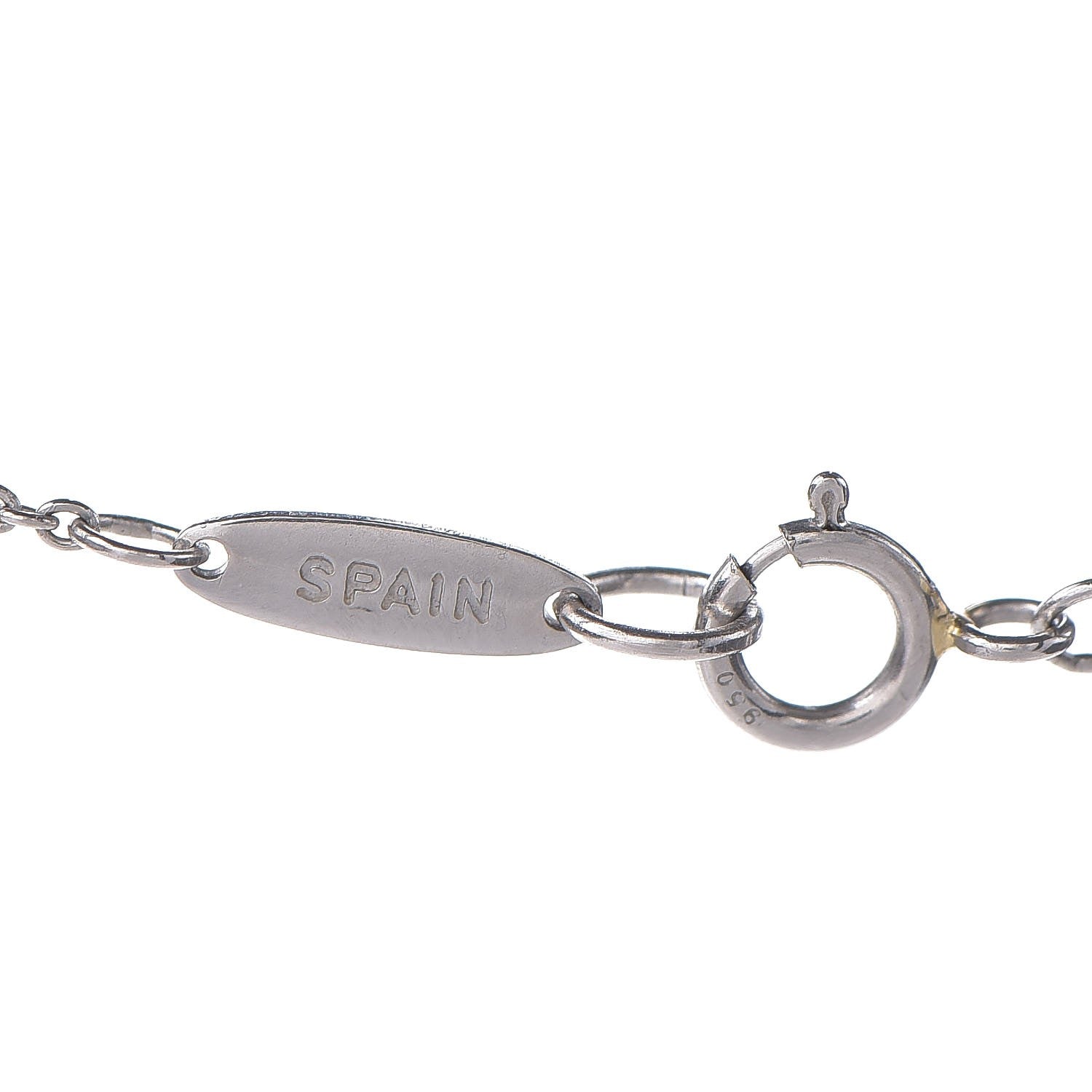 Tiffany Platinum Elsa Peretti Open Heart Pendant Necklace 8 of 10