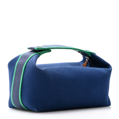 Hermes Canvas Small Bride-A-Brac Pouch Marine 3 of 8