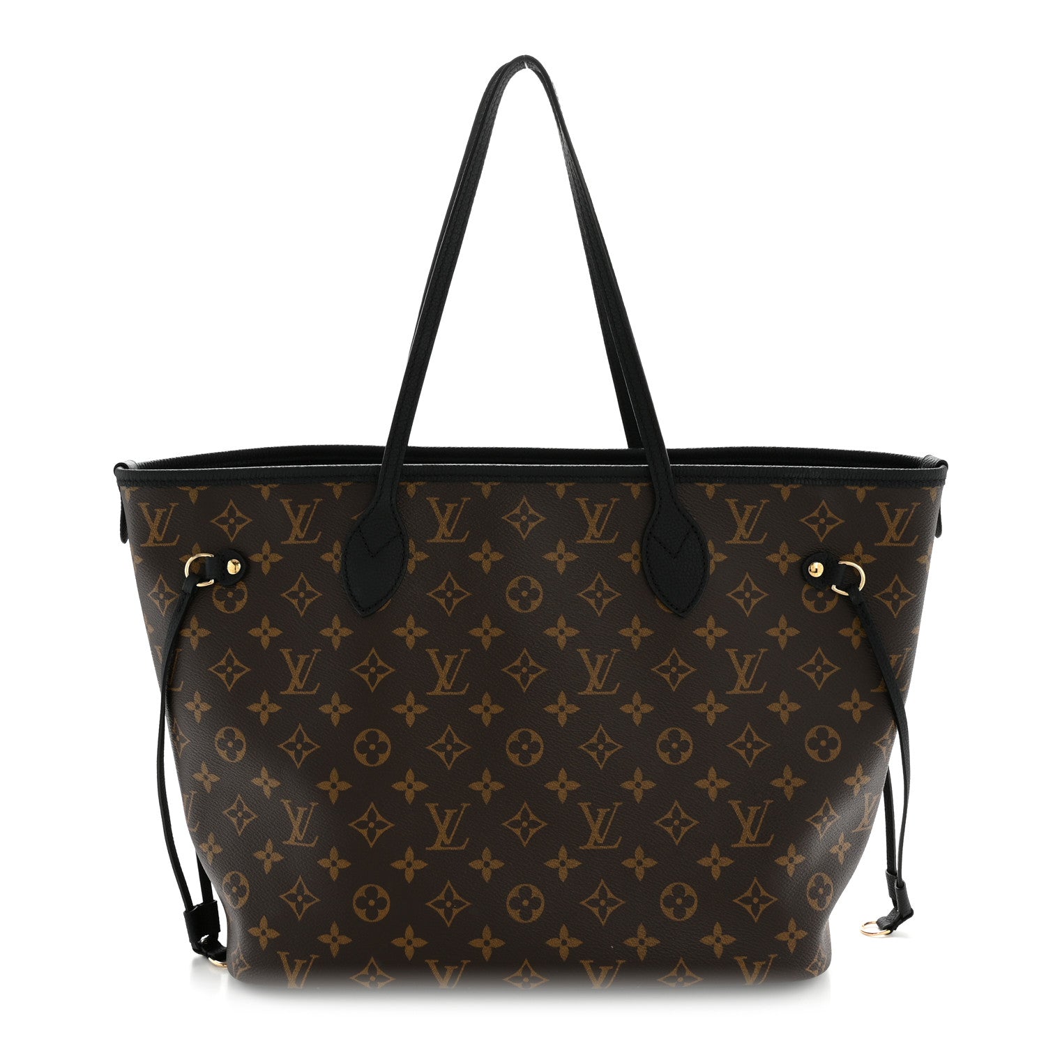 Louis Vuitton Monogram Calfskin Neo Neverfull Inside Out MM Black 1 of 19