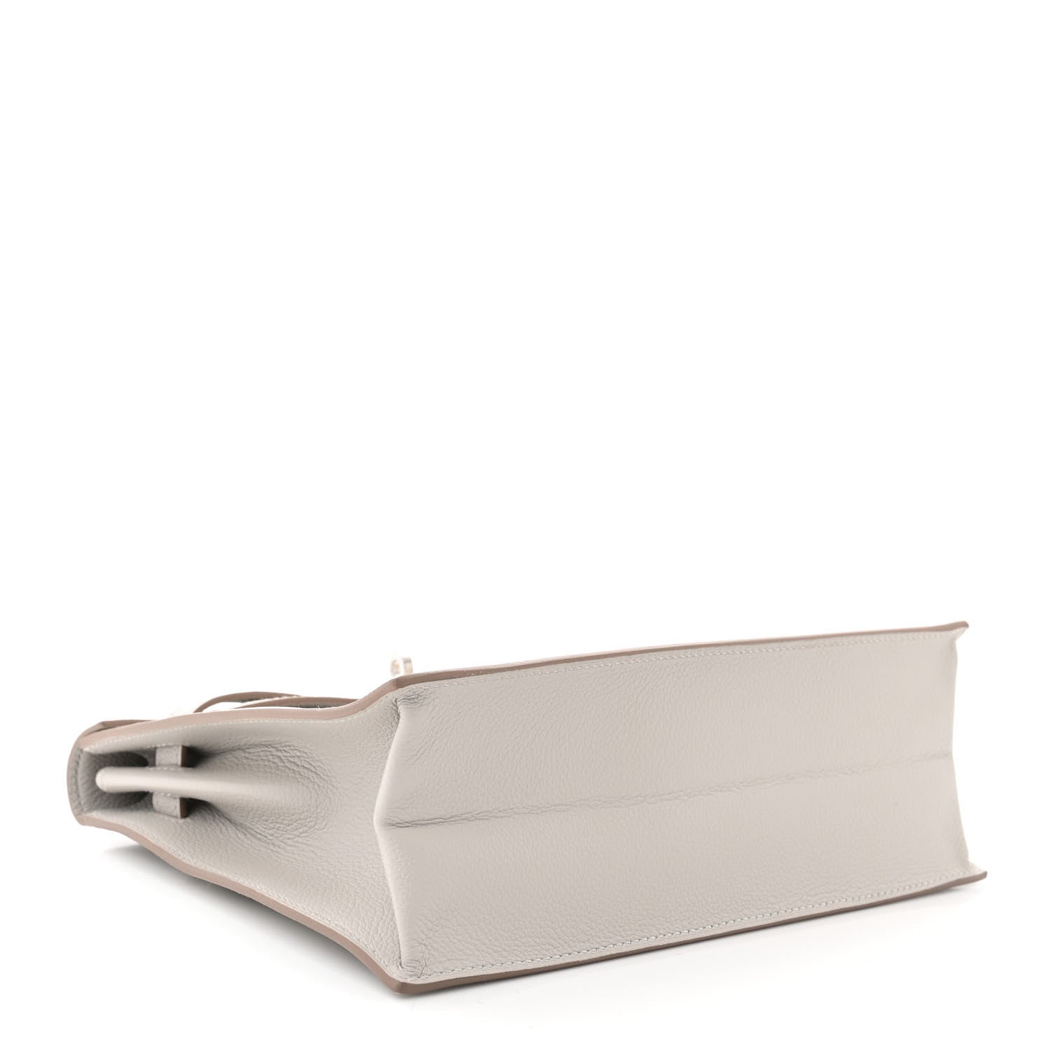 Hermes Evercolor Kelly Danse II Belt Bag Gris Perle 4 of 11