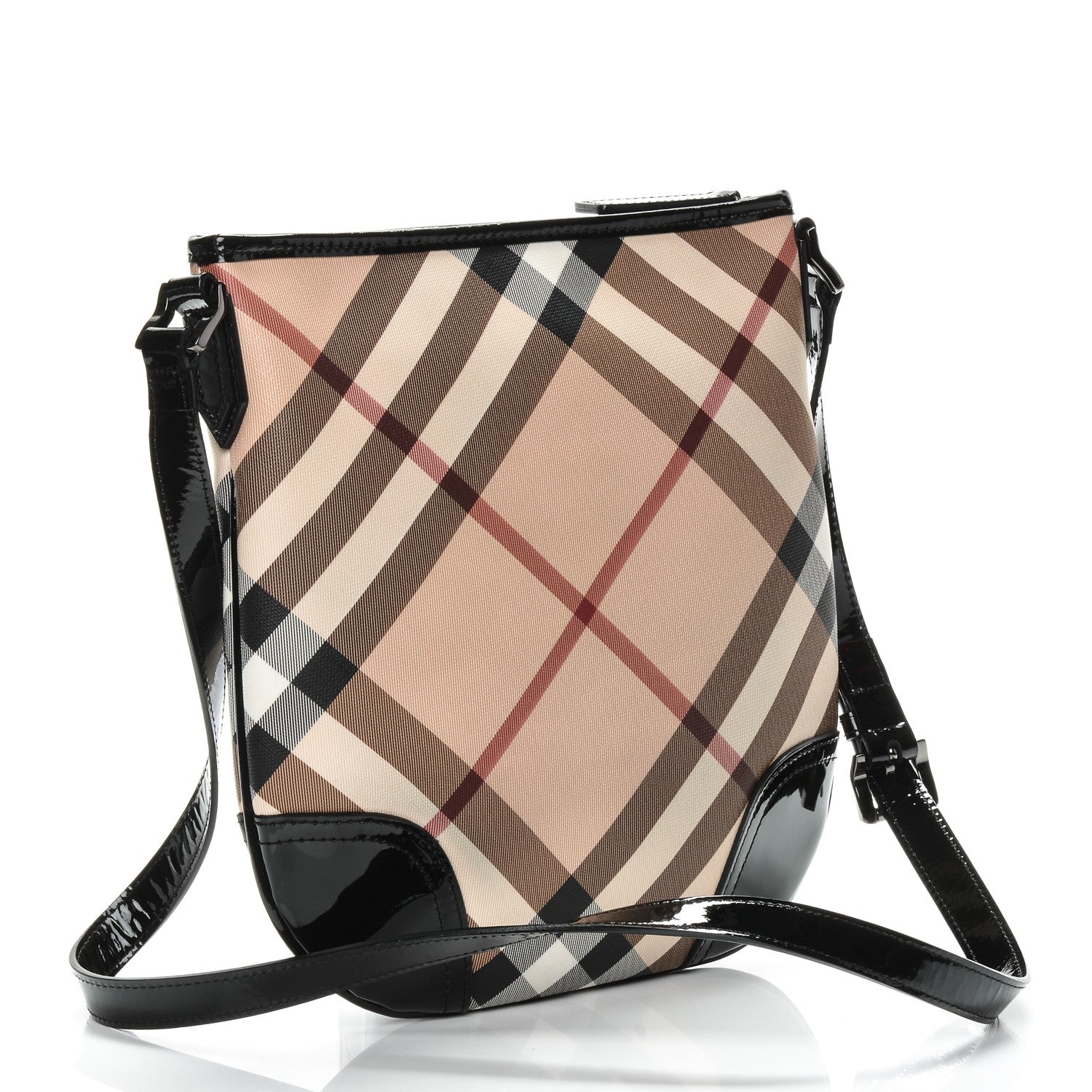 Burberry Supernova Check Small Dryden Crossbody Bag Black 3 of 8