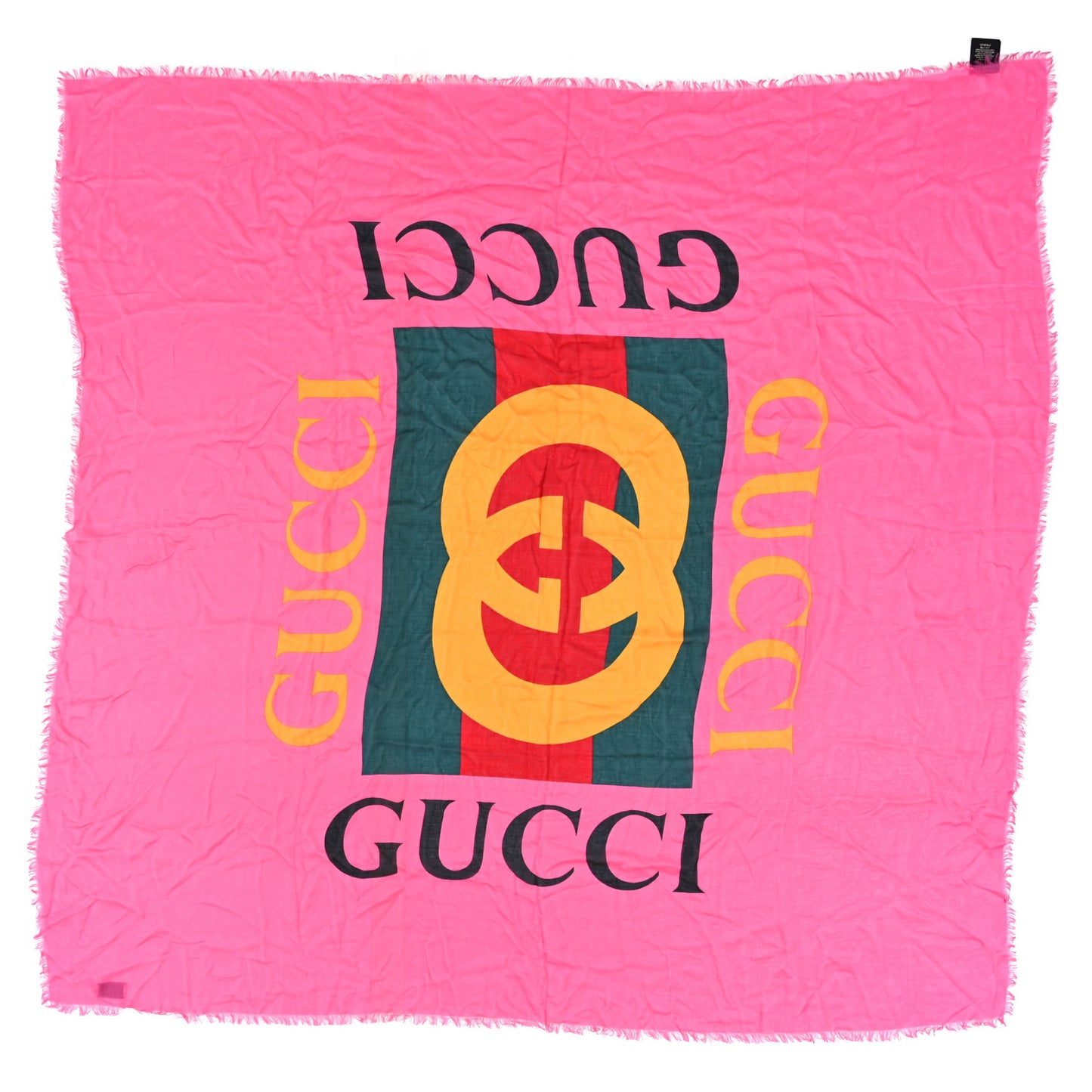 Modal Silk Gucci Two Shawl Fuxia