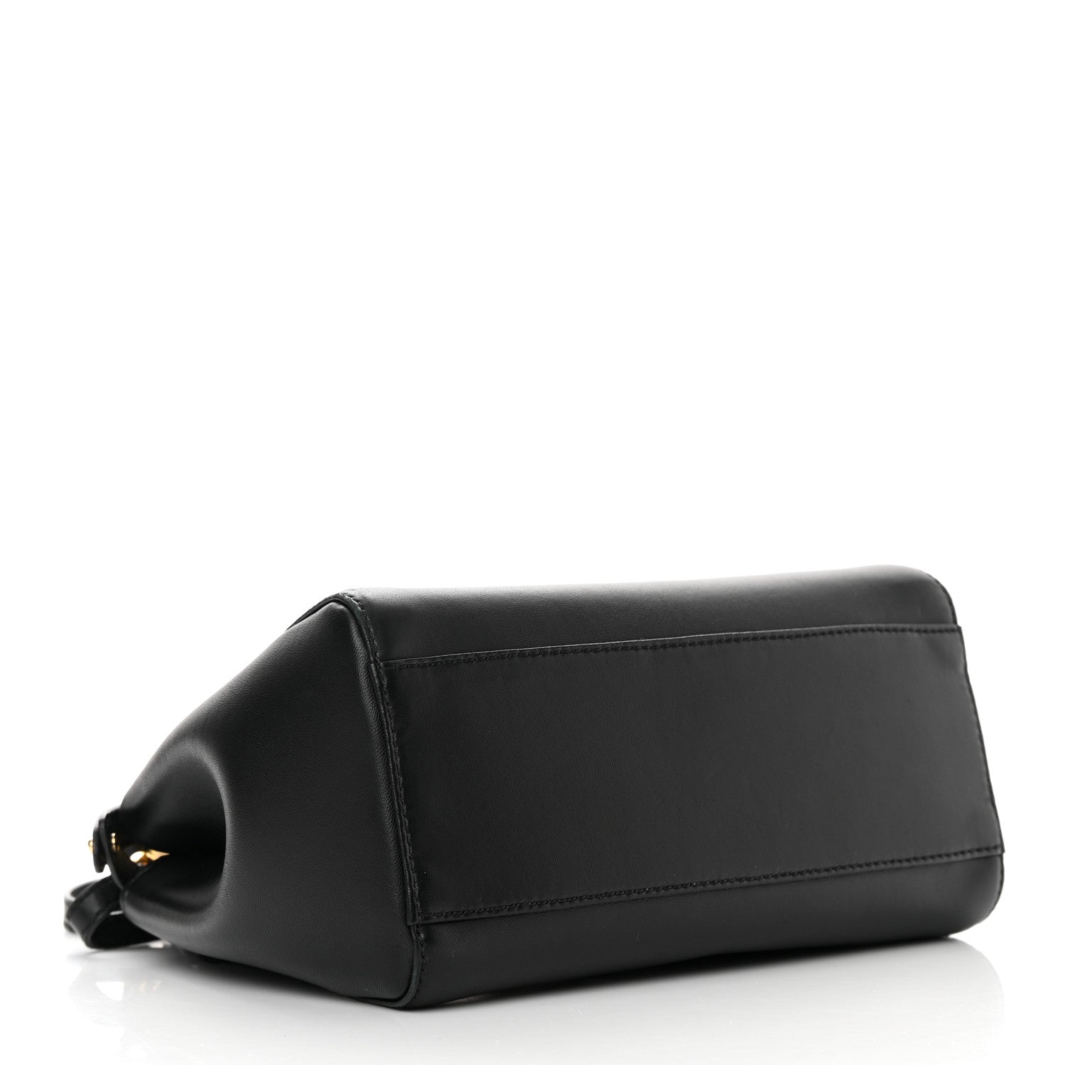 Fendi Nappa Mini Peekaboo Iconic Satchel Black 4 of 17