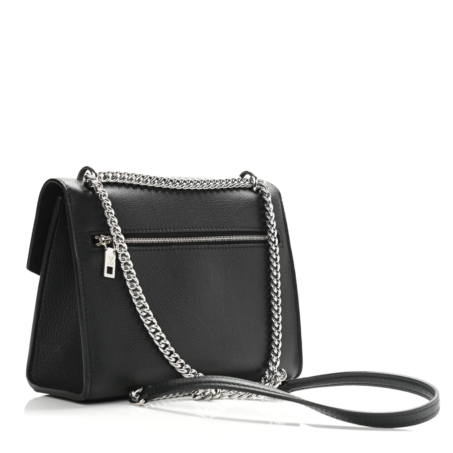 Soft Calfskin Mylockme Chain Bag BB Black