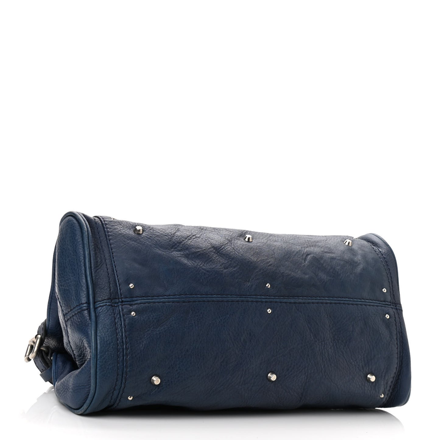Calfskin Paddington Satchel Blue