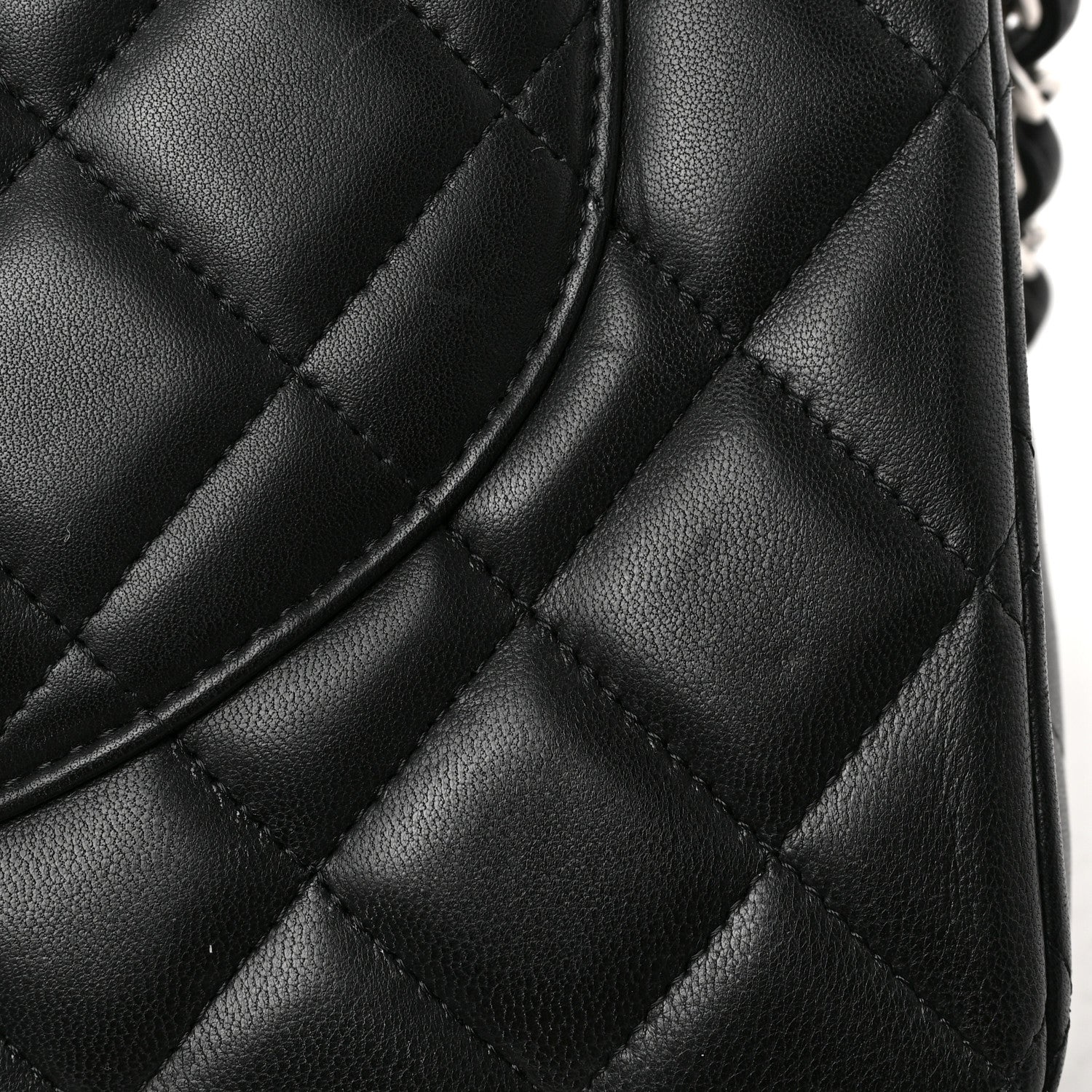 Chanel Lambskin Quilted Maxi Single Flap Black 10 of 10